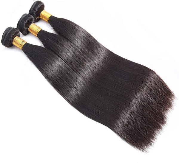 12a brazilian straight hair bundles with closure