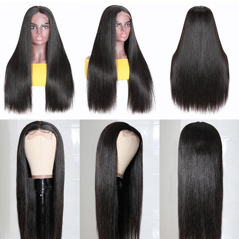 long brazilian straight hair lace wig